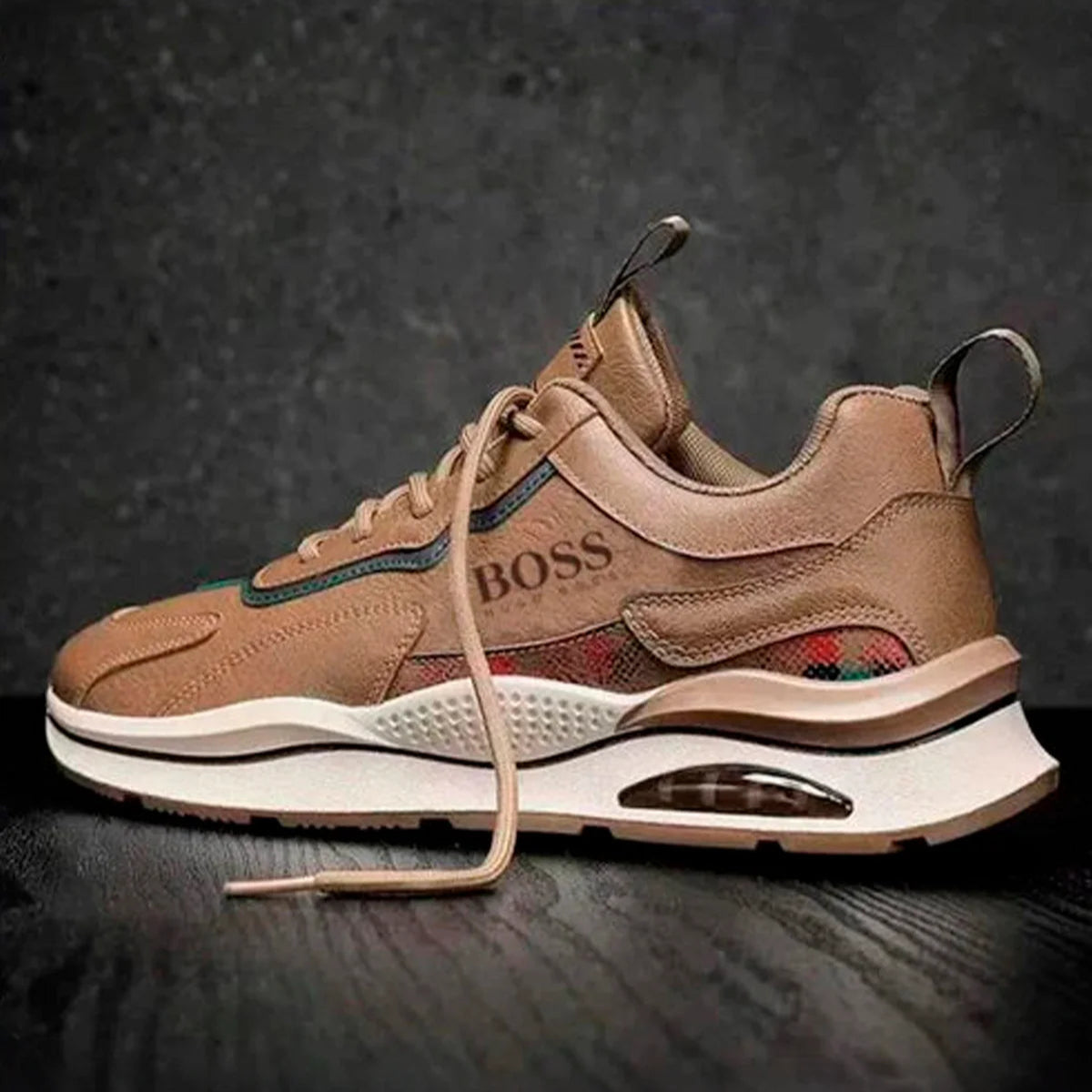 H. Βօѕѕ Essential Men's Premium Sneakers + Free Essential Class Boss Watch